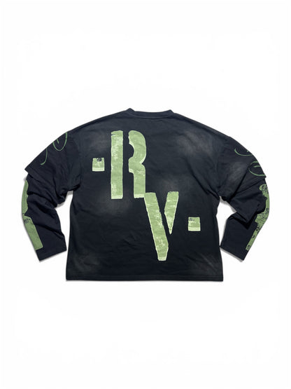 LONG SLEEVE TEE VICEVERSA BLACK