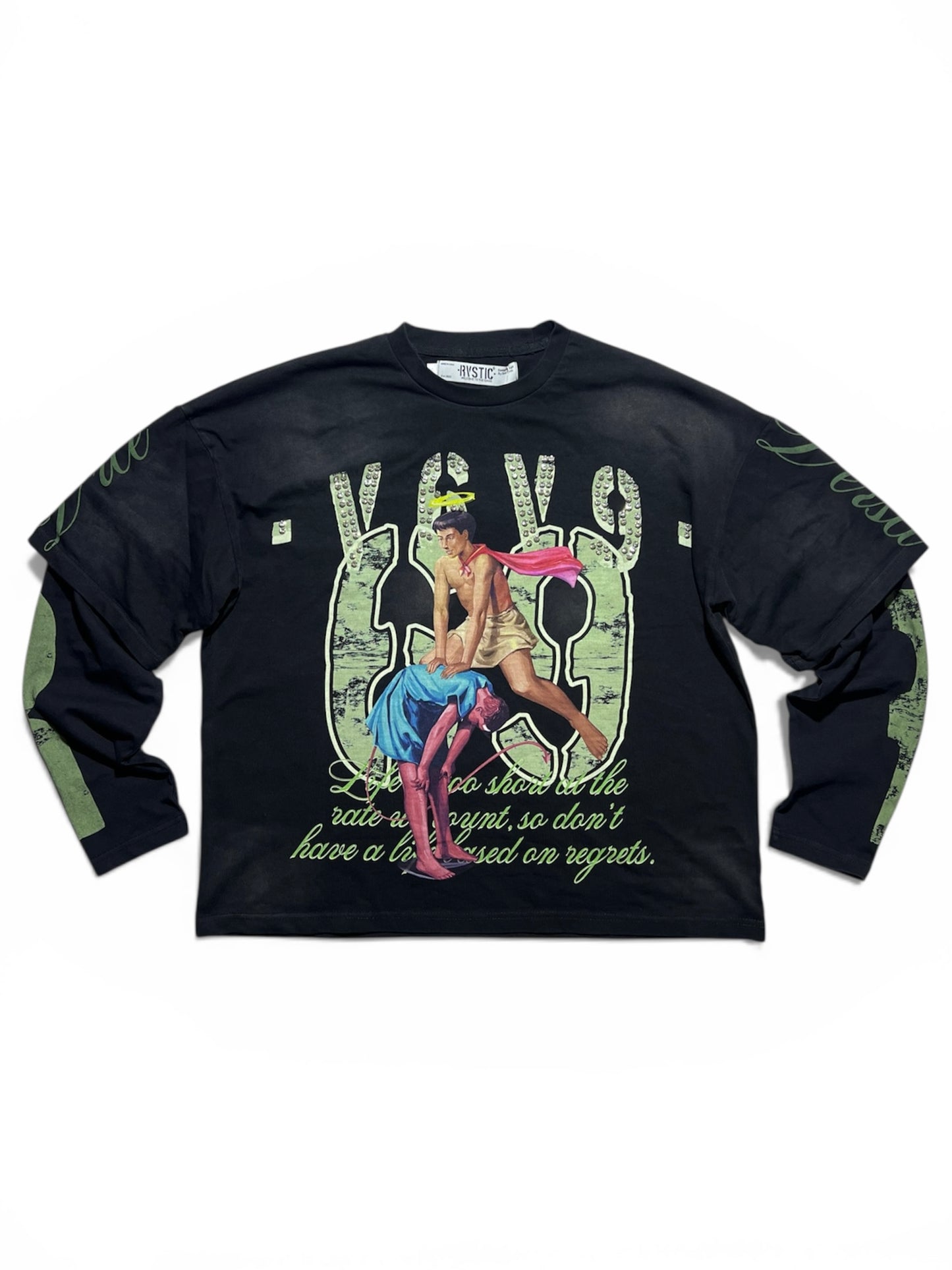 LONG SLEEVE TEE VICEVERSA BLACK