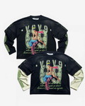 LONG SLEEVE TEE VICEVERSA BLACK
