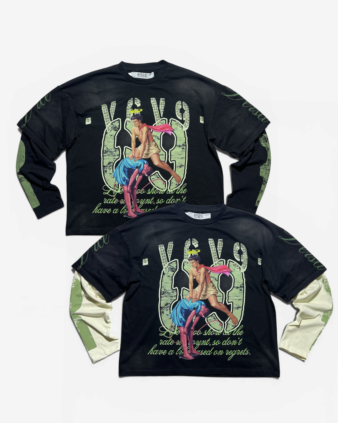 LONG SLEEVE TEE VICEVERSA BLACK